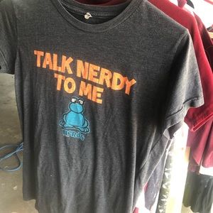 Grey Talk Nerdy to Me shirt